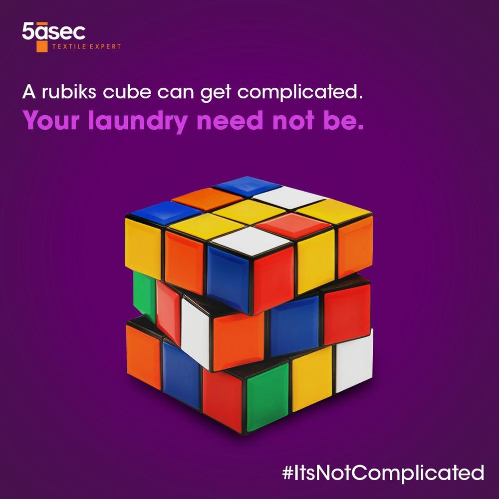 5àsec Rubik’s cube post: your laundry need not be complicated
