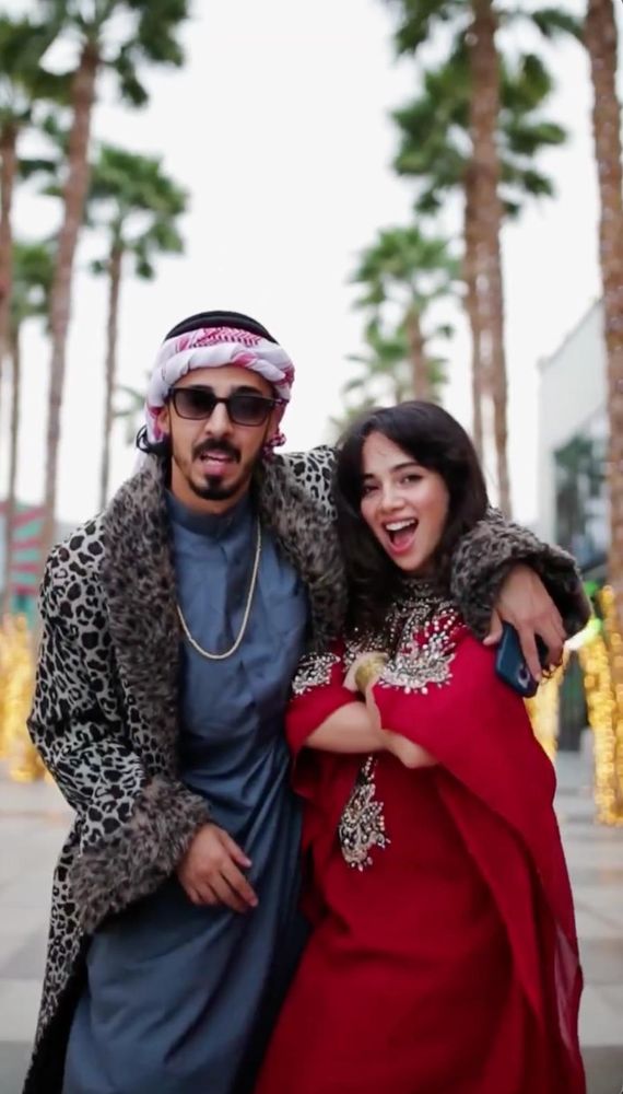 Creators in traditional dress at City Walk